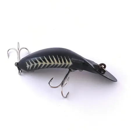 Heddon Tadpolly Tieflaufwobbler, Schwarz, 10g, Tauchtiefe 4m, #3963