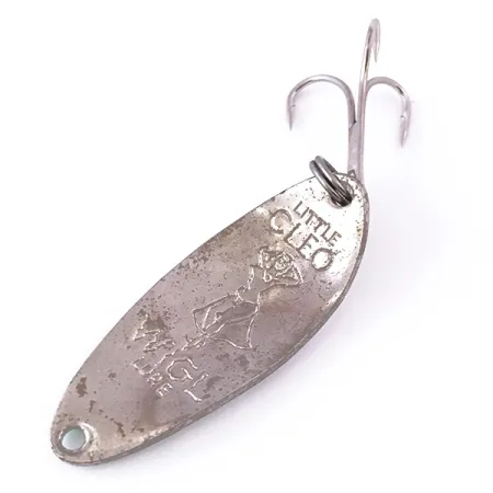 Little Cleo (Hula Girl) Blinker, Pearl White/Nickel, 10g, Vintage, #3972