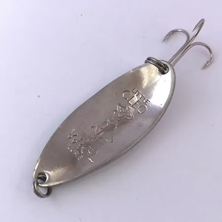 Seneca Little Cleo (Hula Girl) Blinker, White Pearl/Nickel/Green, 14g, #3975