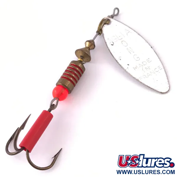 Mepps Aglia Long 2 Spinner, Nickel, 7.4g, Weidenblatt, #3981