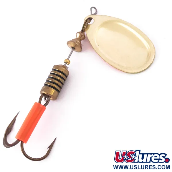 Mepps Aglia 3 UV Spinner, Gelb/Orange/Gold UV, 7g, UV-aktiv, #3983