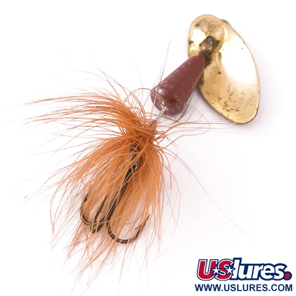 Yakima Bait Vibric Rooster Tail Spinner, Gold / Brown, 7g, Offset-Körper, #3990