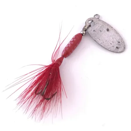 Worden’s Original Rooster Tail 0 Spinner, Nickel / Rot, 1.77g, #3991