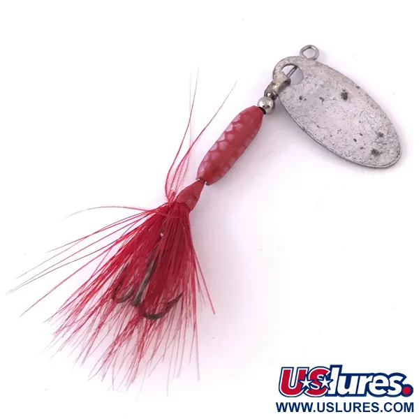 Worden’s Original Rooster Tail 0 Spinner, Nickel / Rot, 1.77g, #3991