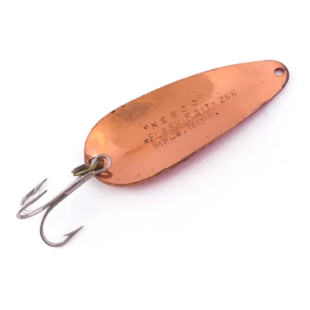 Nebco FlashBait 266 Blinker, Kupfer/Rot UV, 10g, Gehämmert, #3998