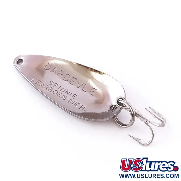 Eppinger Dardevle Spinnie Blinker, Hammerschlag-Nickel, 9g, #3999