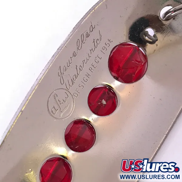 AL&W Toronto Jeweled Watertek Blinker, Nickel / Rot, 28g, #4002