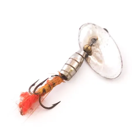 Panther Martin Zavorra con Mosca Spinner, Nickel, 2g, Fliege, #4015