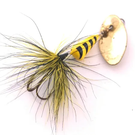 Yakima Bait Vibric Rooster Tail Spinner, Gold, 7g, Hechelschwanz, #4041
