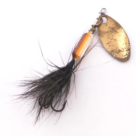 Worden’s Original Rooster Tail Glow Spinner, Messing/Glow, 2,6g, #4044