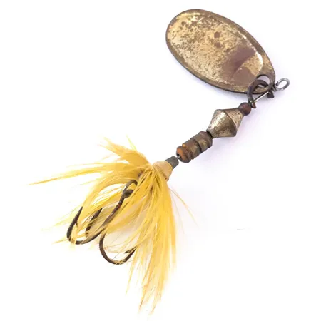 Yakima Bait Sonic Rooster Tail Spinner, Gold, 2.5g, Federn, #4053