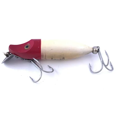 Heddon River Runt Wobbler, Rot / Weiß, 12g, Metall-Tauchschaufel, #4057