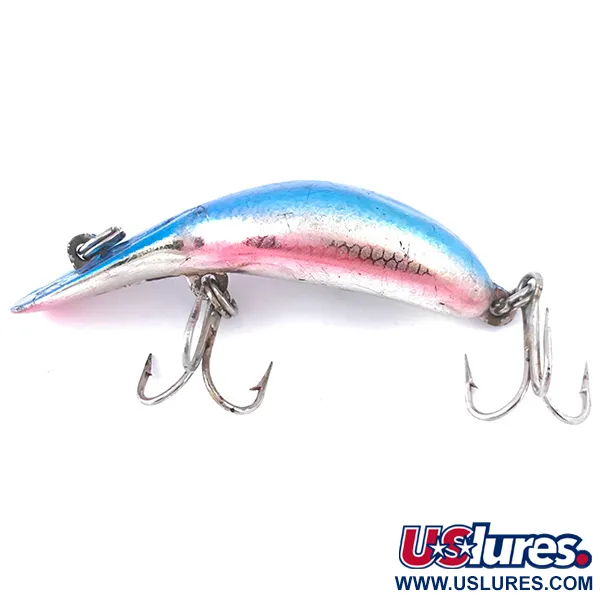 Heddon Tiny Tadpolly Wobbler, Light Blue / Silver, 6g, sinkend, #4061