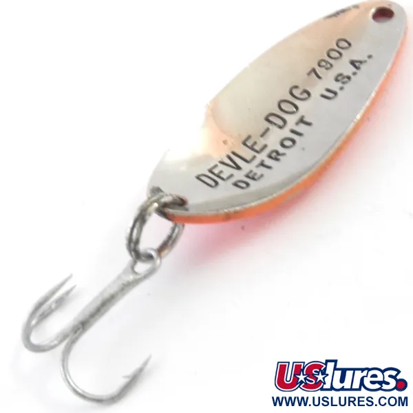 Eppinger Dardevle Devle Dog 7900 Blinker, Red/Nickel, 7g, USA, #4081