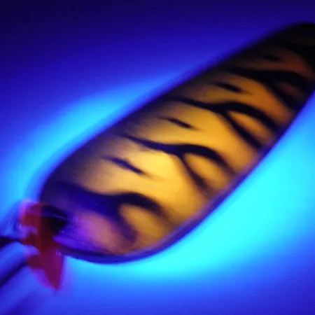 Boss Lures Boss Spoon UV Blinker, Golden Tiger, 19g, UV-Finish, #4085