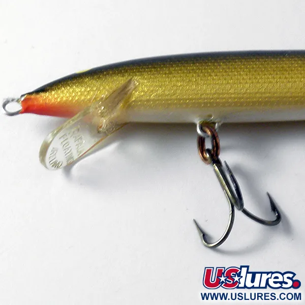 Rapala Original Floater Wobbler, Gold, 7g, Balsaholz, #4101