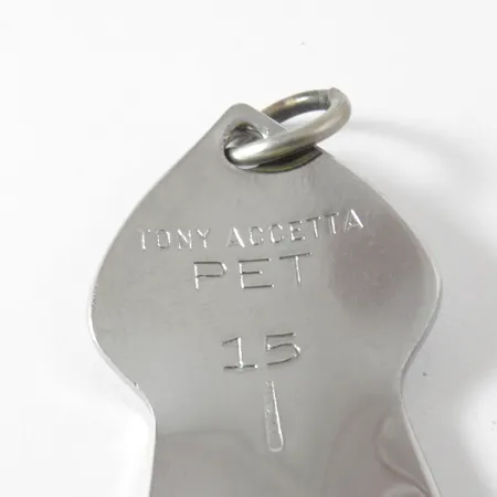 Tony Accetta Pet Spoon 15 Blinker, Nickel/Gelb, 14g, Federn, #4108