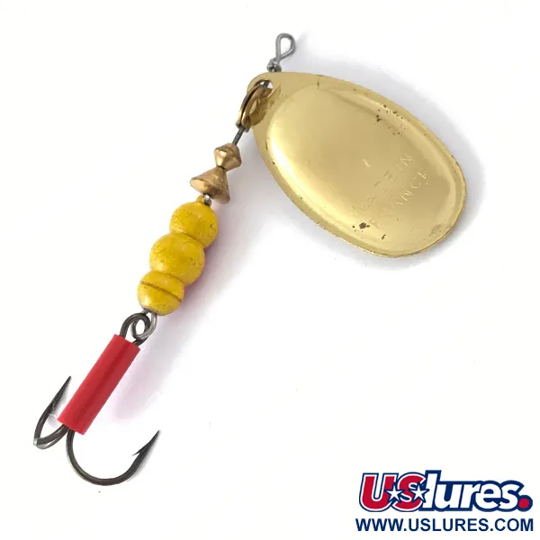 Mepps Aglia 4 Spinner, Gold, 9g, Rote Hülse, #4112