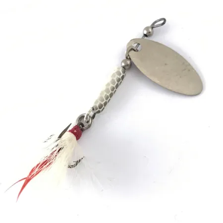 Cotton Cordell Cotton Tail Spinner, Nickel / Weiß, 3.4g, #4120