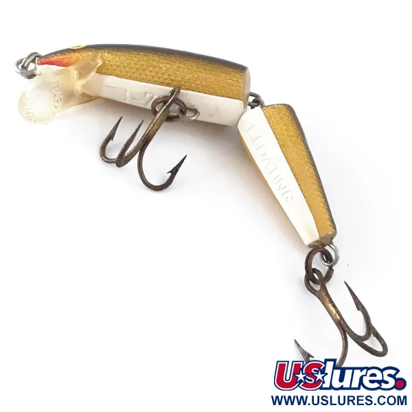 Rapala Jointed J-7 Wobbler, Gold, 4g, Zweiteilig, #4121