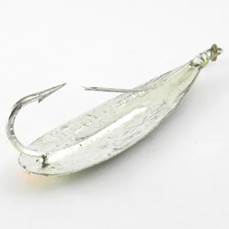 Johnson Silver Minnow Weedless Blinker, Orange/Grün/Nickel, 12g, #4134