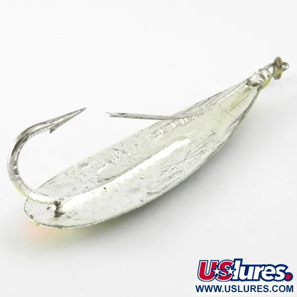 Johnson Silver Minnow Weedless Blinker, Orange/Grün/Nickel, 12g, #4134