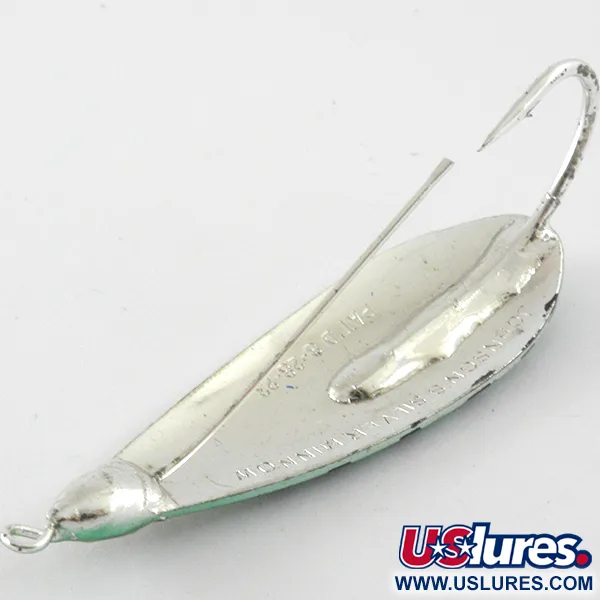 Weedless Johnson Silver Minnow Blinker, Barsch/Silber, 9g, Echtversilbert, #4135