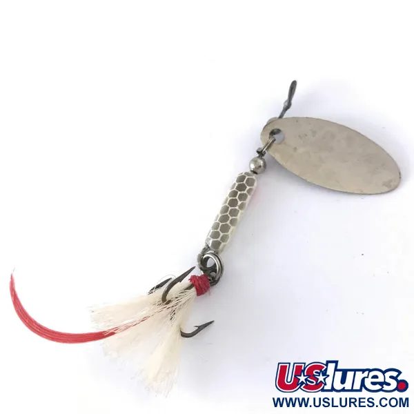 Cotton Cordell Cotton Tail 2 Spinner, Nickel, 3.4g, Federn, #4140