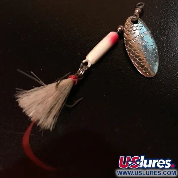 Cotton Cordell Cotton Tail 2 Spinner, Nickel, 3.4g, Federn, #4140