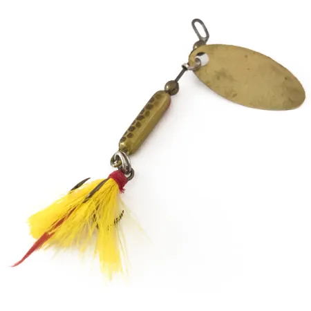 Cotton Cordell Cotton Tail 2 Spinner, Gold, 3.4g, Federn, #4141