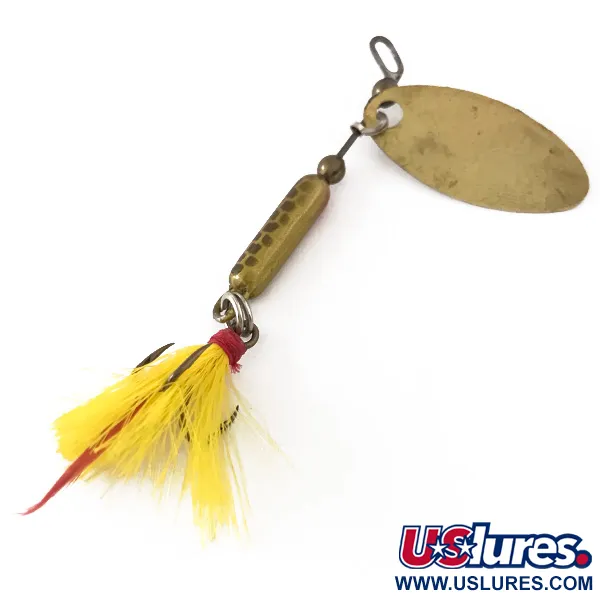 Cotton Cordell Cotton Tail 2 Spinner, Gold, 3.4g, Federn, #4141