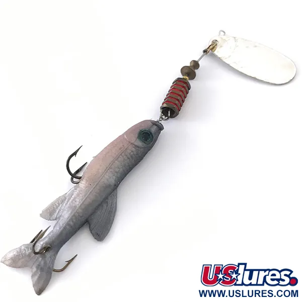 Mepps Comet Mino 4 Spinner, Silber, 12g, Gummifisch, #4144