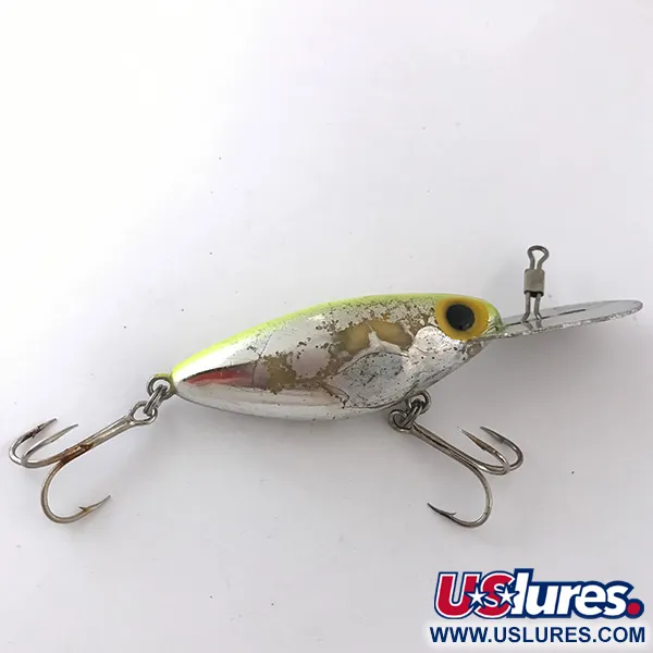 Storm Hot'N'Tot Thin Fin Wobbler, Silber/UV-Grün, 12g, Metall-Lippe, #4164