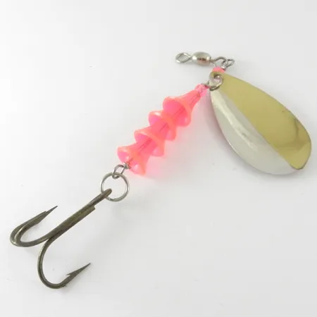 Luhr Jensen TEE Spoon Blinker, Nickel/Gold/Pink UV, 11g, UV-aktiv, #4177