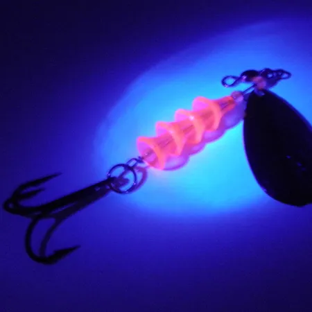 Luhr Jensen TEE Spoon Blinker, Nickel/Gold/Pink UV, 11g, UV-aktiv, #4177