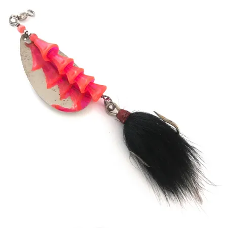 Luhr Jensen Tee Spoon Blinker, Gold/Nickel/Rosa, 17g, Federdrilling, #4198