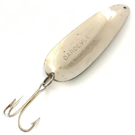 Eppinger Dardevle Blinker, Nickel/Grün/Weiß, 28g, Klassiker, #4201