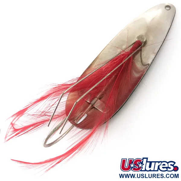 Eppinger Weedless Dardevle Blinker, Black/White/Nickel, 28g, #4205