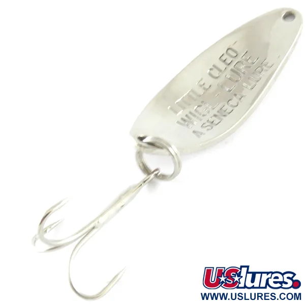 Seneca Little Cleo Blinker, Nickel / Rot, 7g, Vintage-Köder, #4224