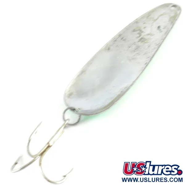 Worth Chippewa Blinker, Grün/Schwarz/Nickel, 19g, Nickel-Rückseite, #4230