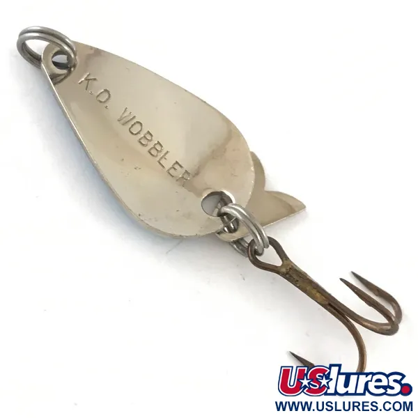 Acme K.O. Wobbler Blinker, Nickel / Blau, 3,5g, Sonic Flipper, #4236