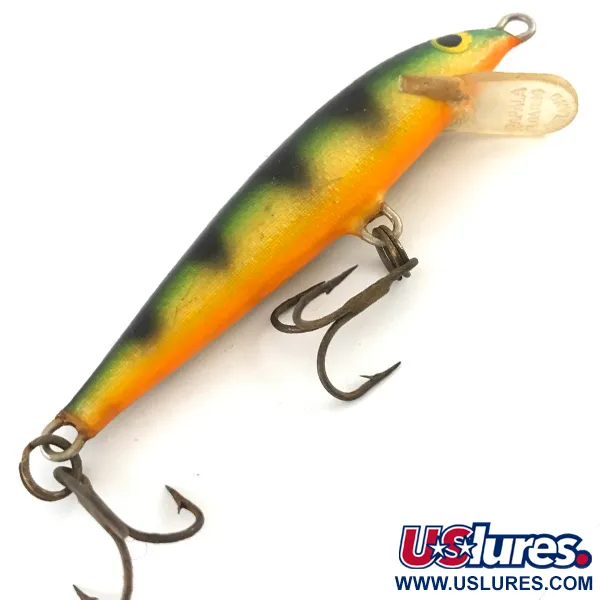 Rapala Original Floater Wobbler, Barsch, 3.4g, Balsaholz, #4242