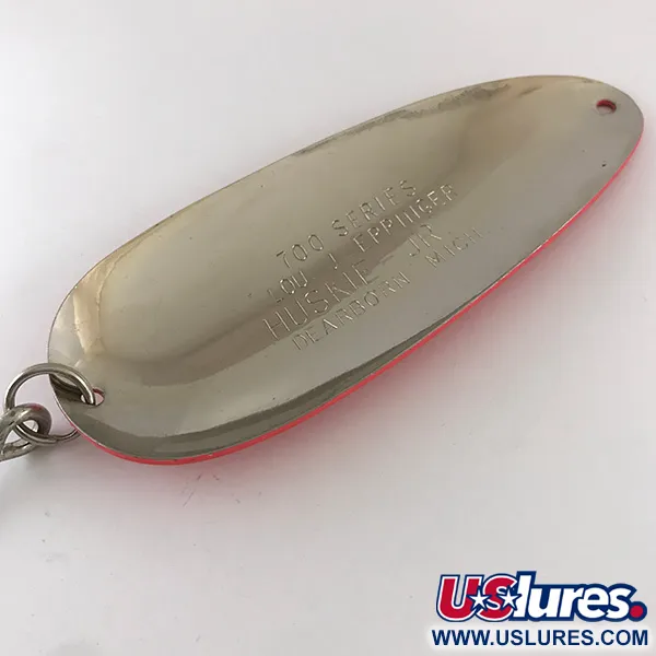 Dardevle Huskie Junior Blinker, Lachs/Nickel, 58g, Vintage, #4244