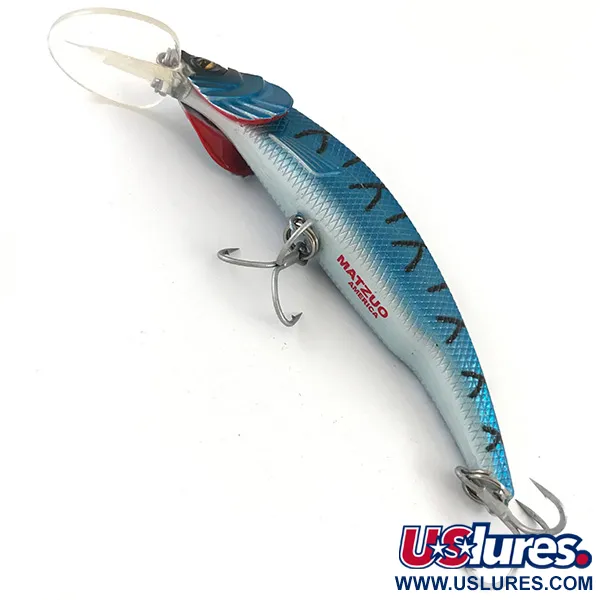 Matzuo Kinchou Minnow Wobbler, Blue Perch, 17,7g, Rassel, #4253