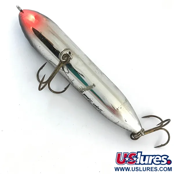 Heddon Zara Spook Oberflächenköder, Black/Silver/Red, 12g, #4277