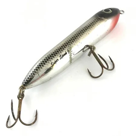 Heddon Zara Spook Oberflächenköder, Black/Silver/Red, 12g, #4277
