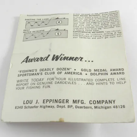 Eppinger Dardevle Midget Crystal Blinker, Crystal, 5,3g, #4288