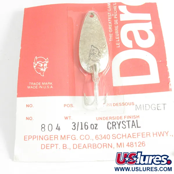 Eppinger Dardevle Midget Crystal Blinker, Crystal, 5,3g, #4288