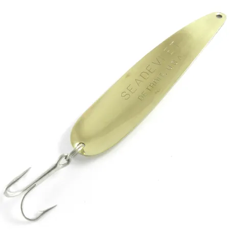 Eppinger Dardevle Seadevle Blinker, Gold, 28g, Detroit-Prägung, #4293