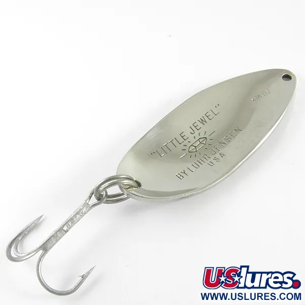 Luhr Jensen Little Jewel Blinker, Nickel/Blau/Pink, 21g, #4295